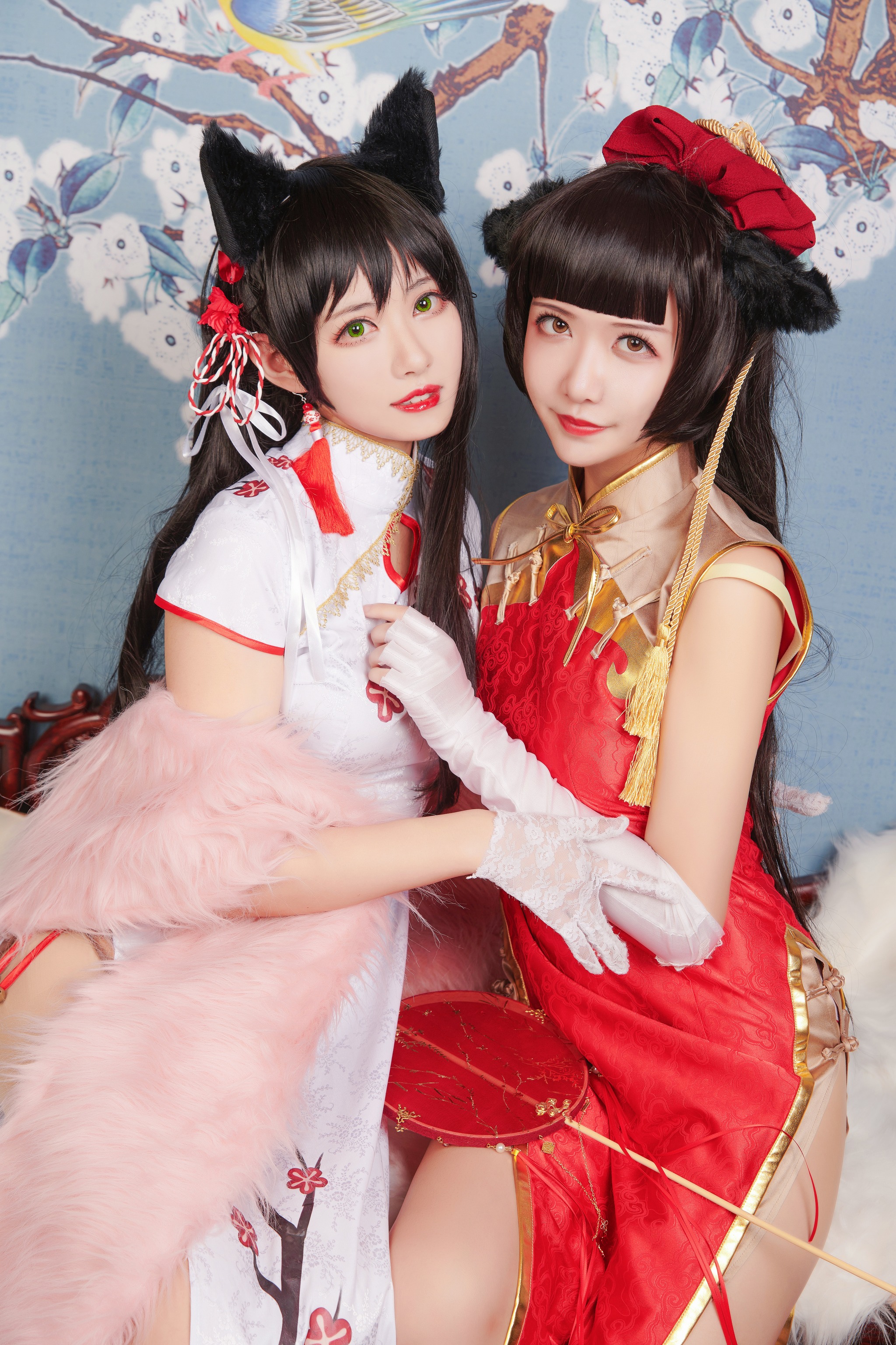 图片[1]-源纱希喵喵喵 – NO.004 Meiyi_烛墨 犬獒旗袍[12P]-XikXak